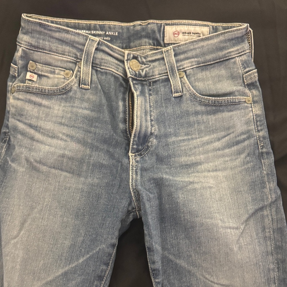 AG Light Blue Skinny Jeans